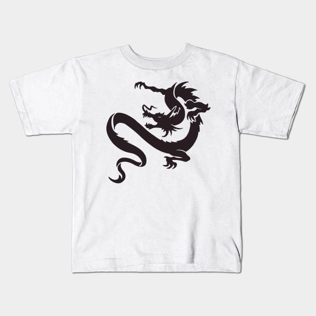 Dragon Kids T-Shirt by linesdesigns